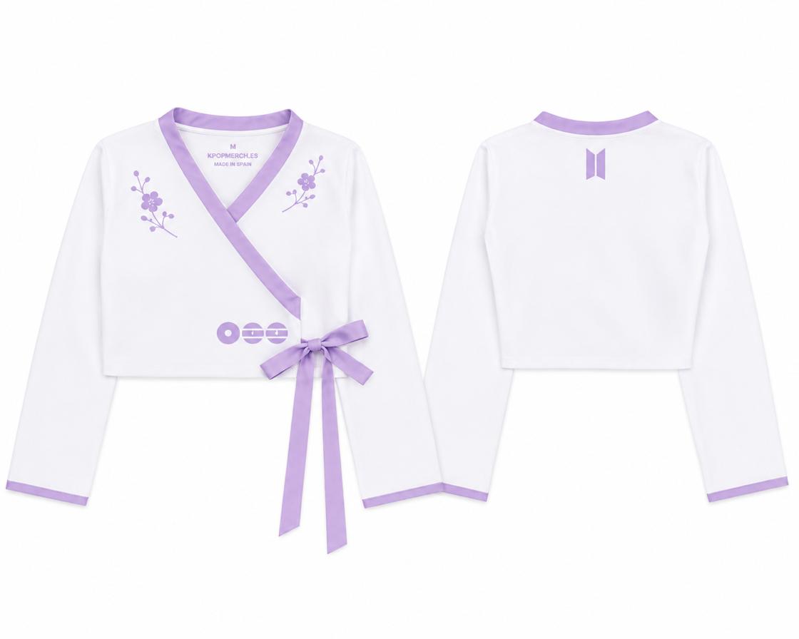 Hanbok Jeogori BTS Arirang Edition - Traje tradicional moderno coreano hecho a mano para mujer