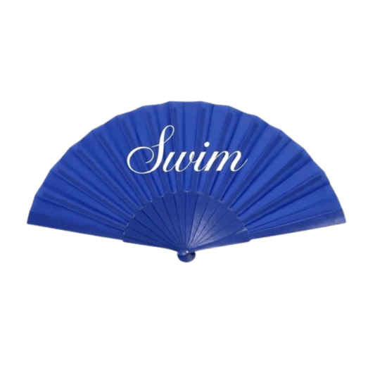Abanico Arirang "Swim" en Azul Cobalto – Accesorio de Colección para el Fandom – Regalo Aesthetic Especial para Fans (Copy)