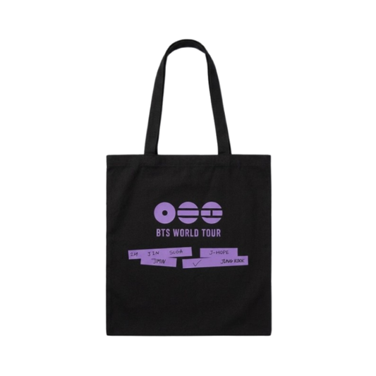 Tote Bag de Tela "World Tour" Arirang – Diseño con Nombres para Fans