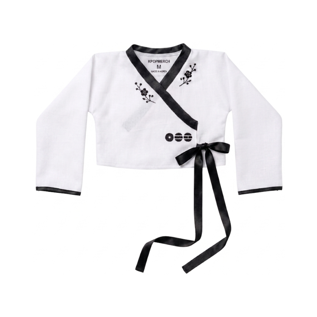 Hanbok Jeogori BTS Arirang Edition - Traje tradicional moderno coreano hecho a mano para mujer